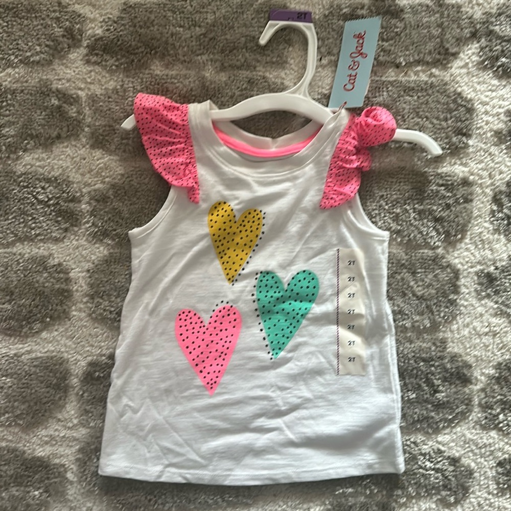 New 2T Cat and Jack tank top